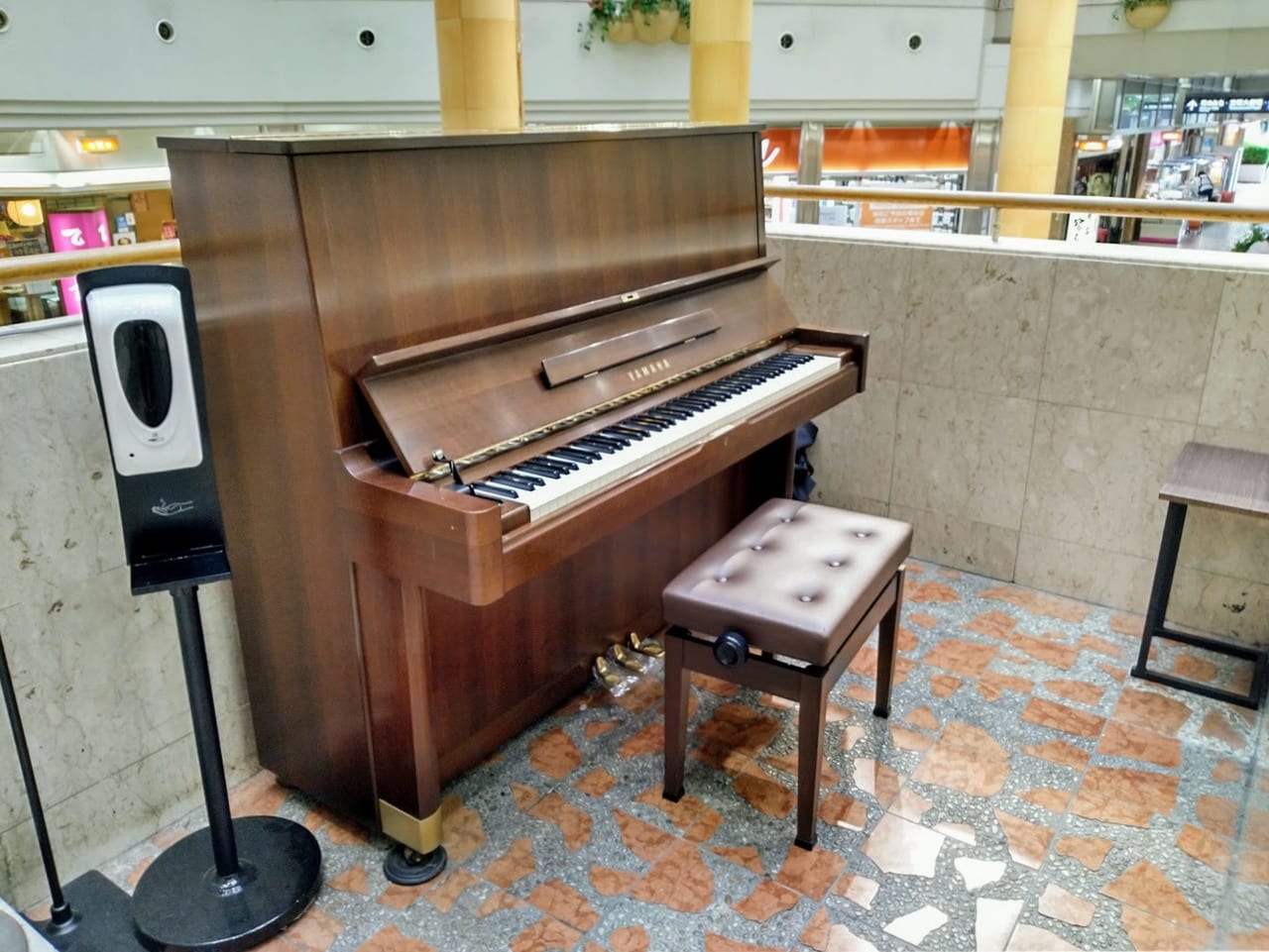 ソリオにあるストリートピアノ「たからものピアノ」