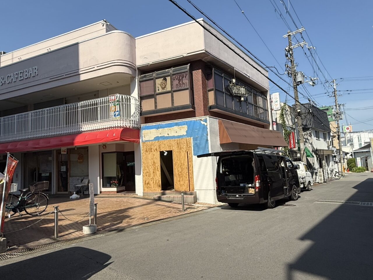 ストリート小林の1回改修中6月の写真
