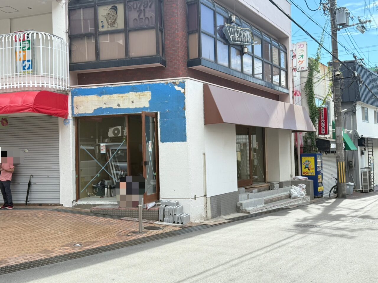 7月14日のストリート小林の改修工事写真