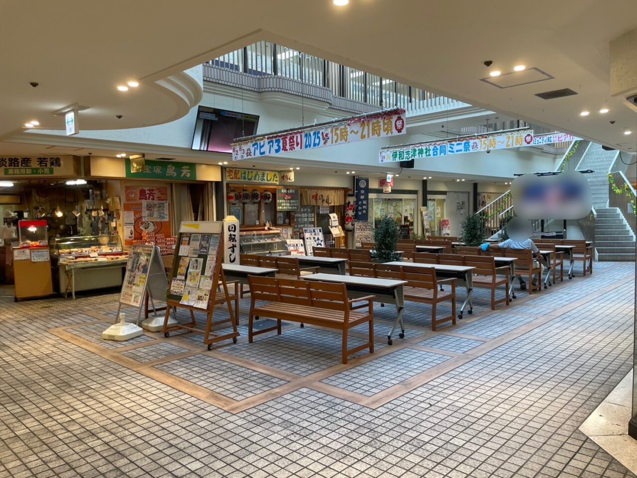 アピア3のビアガーデン会場
