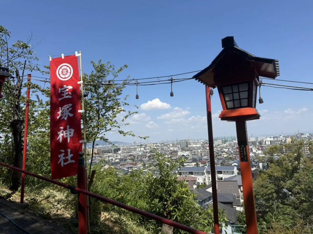 宝塚神社からの景色