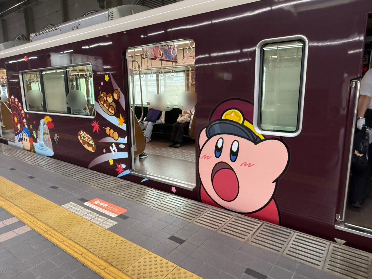 星のカービィのラッピング電車１