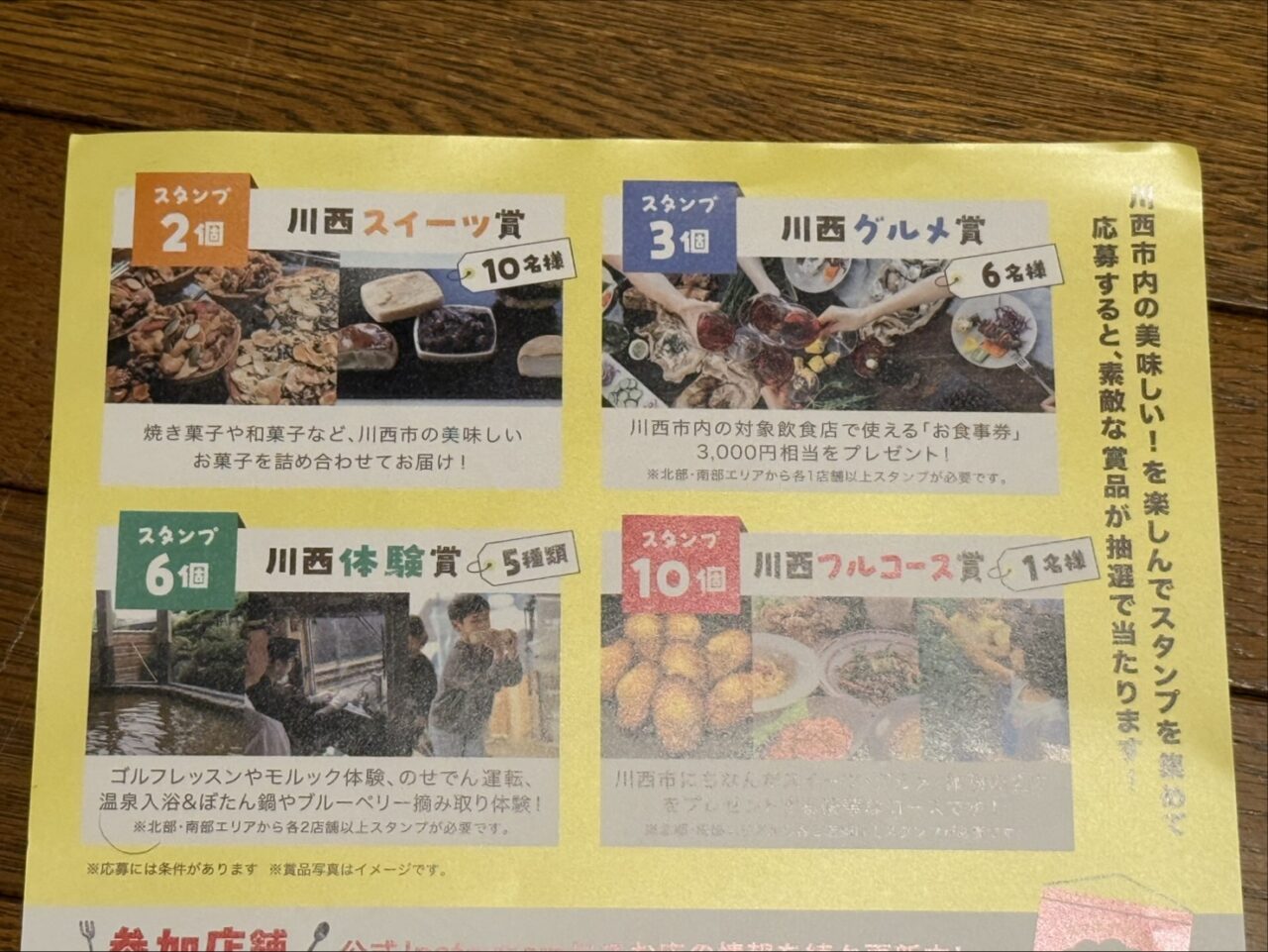食べスタ景品
