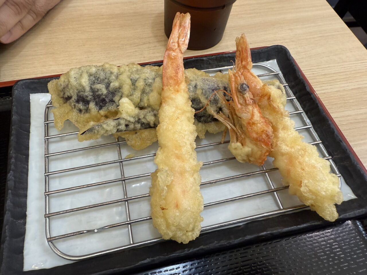 海老神の海老なすの天ぷら