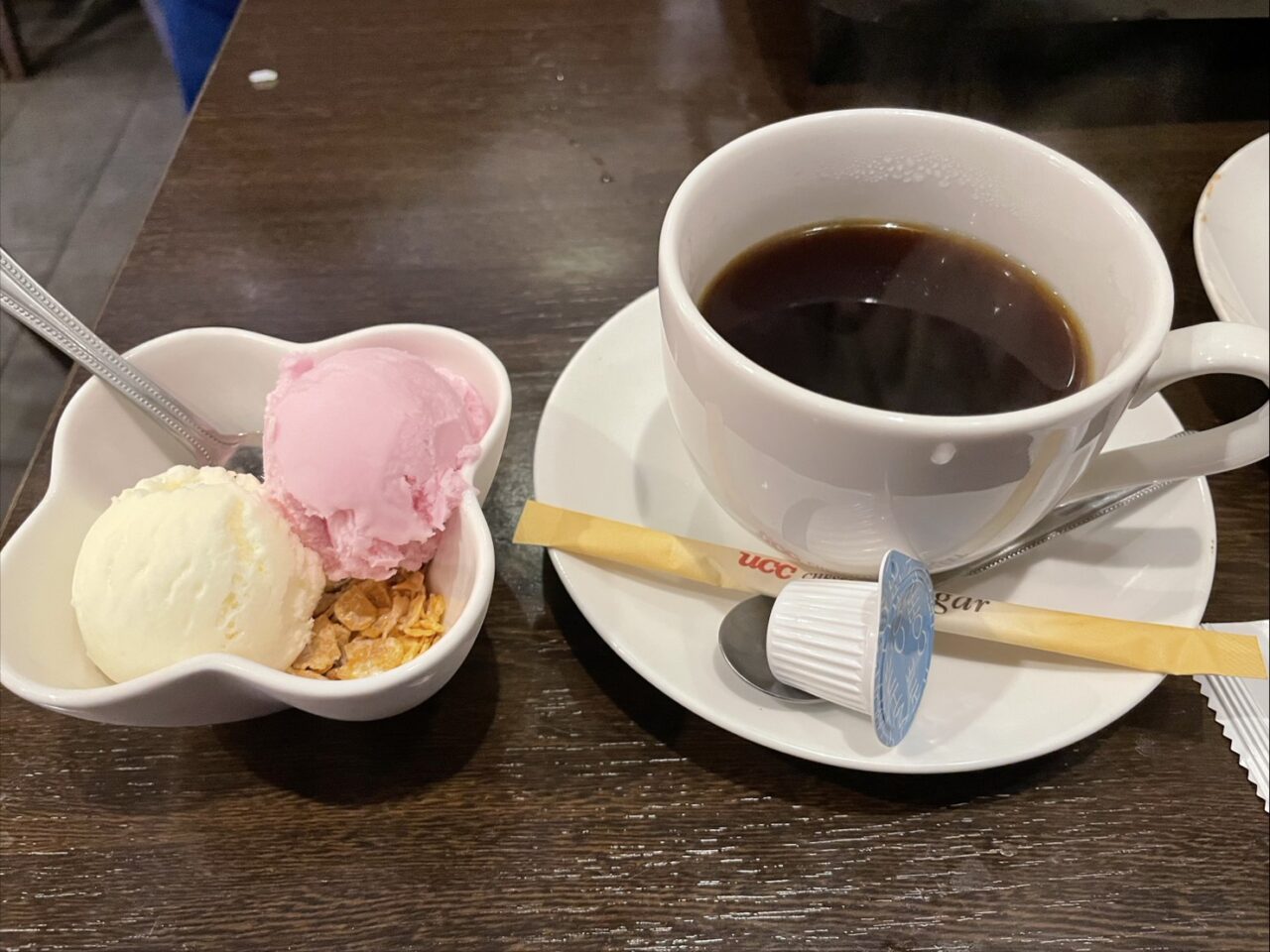 アイスとコーヒー