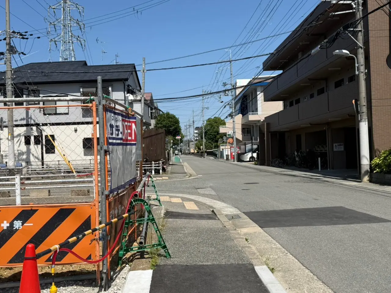 加茂小学校の近く